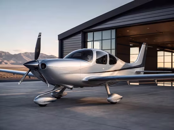 Example piston aircraft visual for a future verified listing