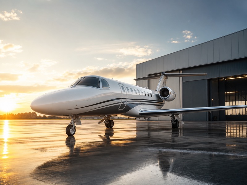 Citation CJ3 Plus on a bright apron